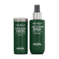 Immortal NYC Hair Building Fibers 20gr & Fibers Locking Spray 150ml 2 In 1 Set - Dark Brown