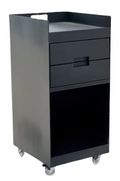 Karma Eaton Cabi Full Metal Salon Trolley 080801 - Black Fully Assembled