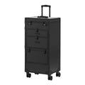 Karma Professional Portable Hard Case Salon Trolley Lockabe with Drawers KHRC01 - Black - image 3