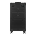 Karma Professional Portable Hard Case Salon Trolley Lockabe with Drawers KHRC01 - Black