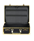 Karma Professional Portable Salon Hard Case Black with Gold Trim KC0103 - image 5