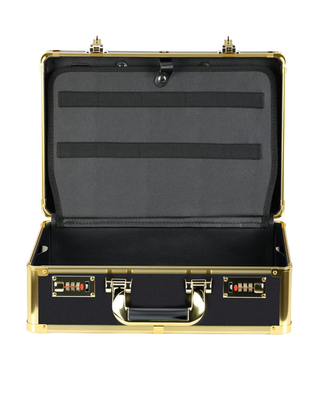 Karma Professional Portable Salon Hard Case Black with Gold Trim KC0103 - image 5