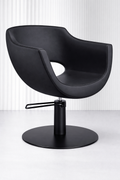Karma Yass Salon Chair Black Top and Black Base and Pump 022601