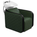 Karma Complete Shampoo Unit Clunes Electric Green with Pattern & White Deep Basin 0315172204EP