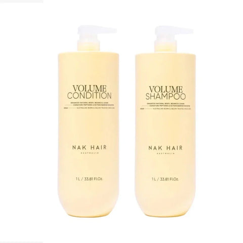 NAK Volume Shampoo and Conditioner 1L Duo