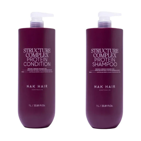 NAK Signature Structure Complex Shampoo and Conditioner 1L Duo by NAK