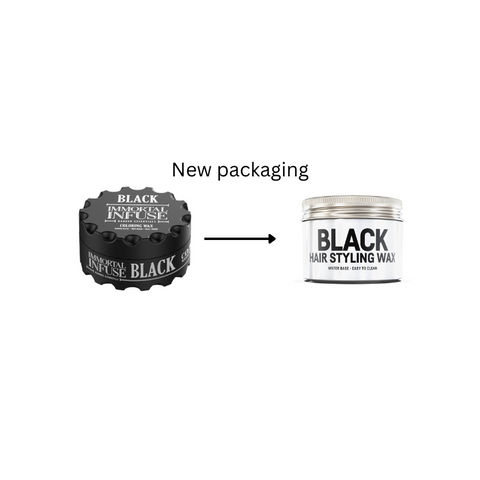 Immortal NYC Black Colouring Hair Styling Wax 100ml - image 2