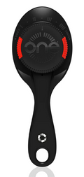ONE PRO Hair Brush Adjustable Bristle Strength Red - Black