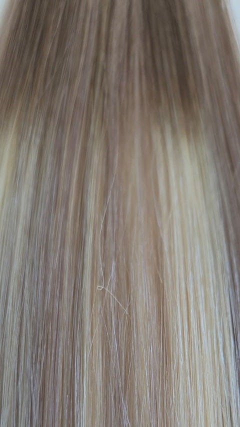 Amazing Hair Extensions 7 Piece Clip in Set 20" #RS 18D/60D Dirty Blonde/Platinum Blonde