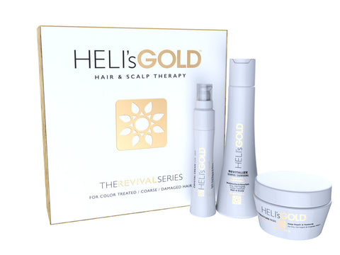 Heli's Gold Revival Series Launch Offer - For Dry, Damaged, Coarse Hair