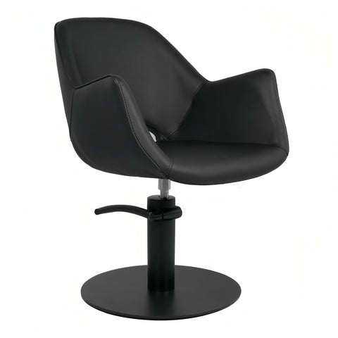 Karma Armidale Salon Chair 02190101 - with Matching Black Round Base and Pump - image 2