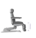 Karma Inglewood Beauty Bed or Treatment Table Full Electric 09172410 - Charcoal - image 3