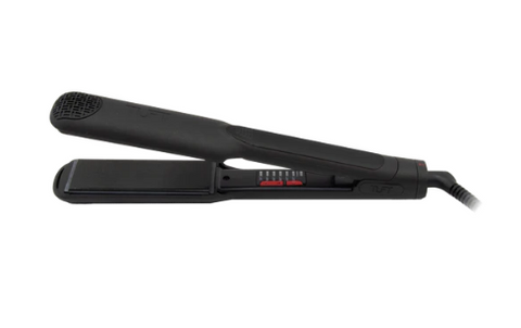 TUFT Diamond Plus 2inch Hair Straightener 200W Black & Red with One Brush Gift Set - image 2