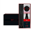 TUFT Diamond Plus 1inch Hair Straightener 200W Black & Red with One Brush Gift Set
