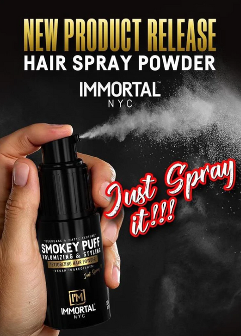 Immortal NYC Smokey Puff Volumising & Styling Powder Black 20gr - image 4