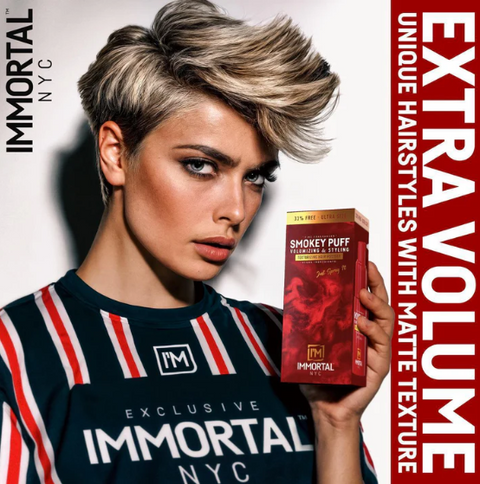 Immortal NYC Smokey Puff Volumising & Styling Powder Red 20gr - image 4