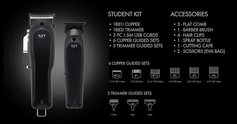 TUFT Elite I Cordless Trimmer and Clipper Complete Salon Kit - image 2