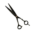 BOB 5" Inch Black Edition Stainless Steel Scissors Right Handed (Made in Italy)
