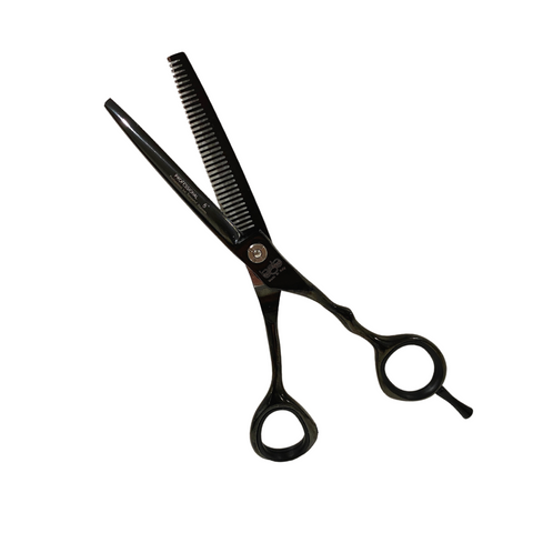 Bob Black Edition 6 inch Thinning Scissors Japanese Steel - Made in Italy
