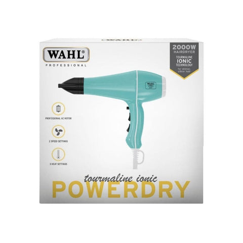 Wahl Power Dry Ionic Hair Dryer Aqua