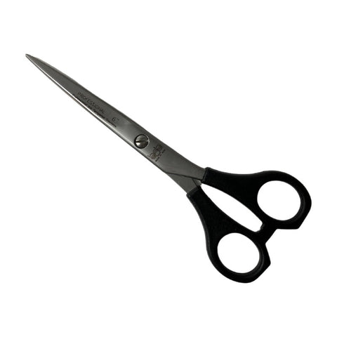 Bob Black Handle 6 inch Scissors Made In Italy