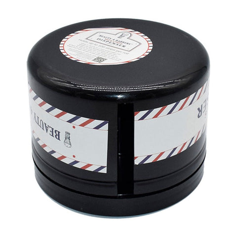 BOB Black Neck Strips Dispenser, Neck Paper Roll Holder, Neck Covering Paper Case Container with Suction Cup Base