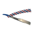 BOB Premium Slide Cut Throat Razor - Barber Pole