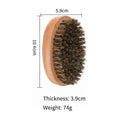 Bob Premium Timber Oval Beard Brush