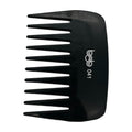 BOB Professional Antistatic Carbon Wide Tooth Detangling Comb 041 - Black