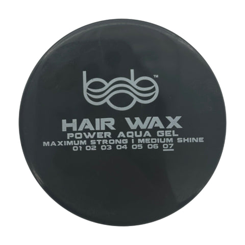Bob Wax Deal - 48x Bob Hair Wax Power Aqua Gel Maximum Strength Medium Shine 150ml Grey - image 2