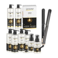 Ceylinn Keratin Straightening Treatment Kit 1L #1 (Includes Tuft Granite 1 Inch Straightener, Shampoo, Conditioner & Serum)