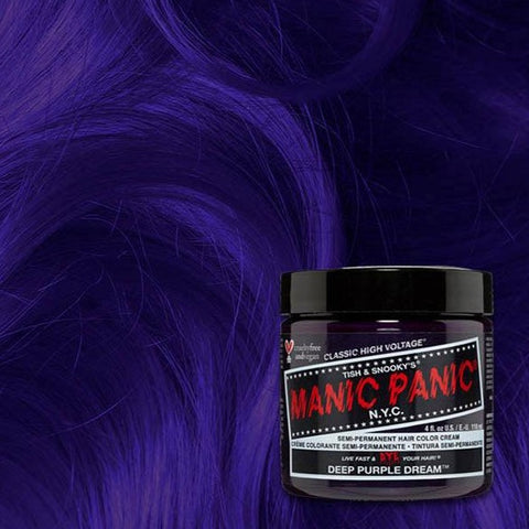 Manic Panic Deep Purple Dream 118ml High Voltage® Classic Cream Formula Hair Color