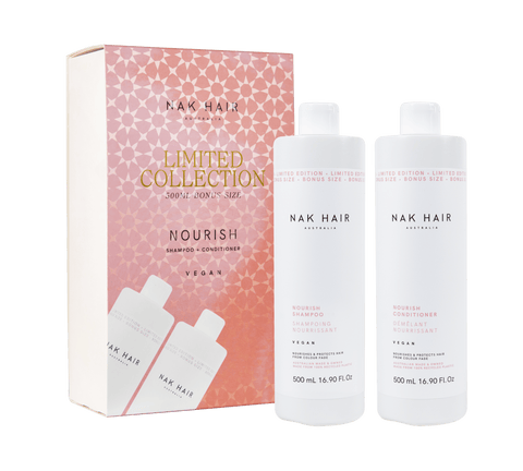 Nak Nourish Shampoo and Conditioner 500ml Duo