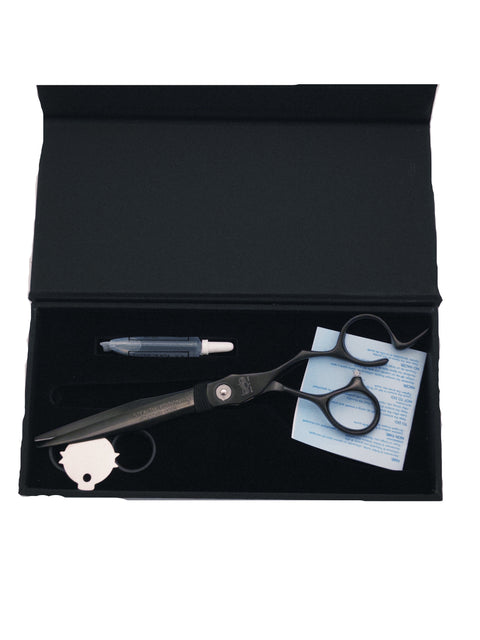 BOB Stealth Edition Black 7 Inch Japanese Steel Scissor 440C Steel - Made In Italy - image 3