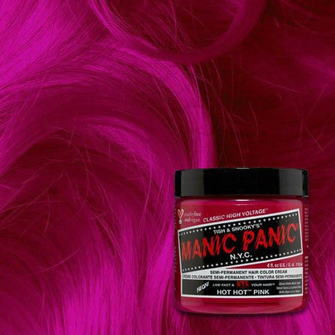 Manic Panic Hot Hot Pink 118ml High Voltage® Classic Cream Formula Hair Color