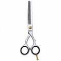 BOB Silver Line Edition 6 Inch Japanese Steel Scissor 440C - Made In Italy