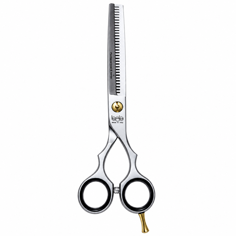 BOB Silver Line Edition 6 Inch Japanese Steel Scissor 440C - Made In Italy