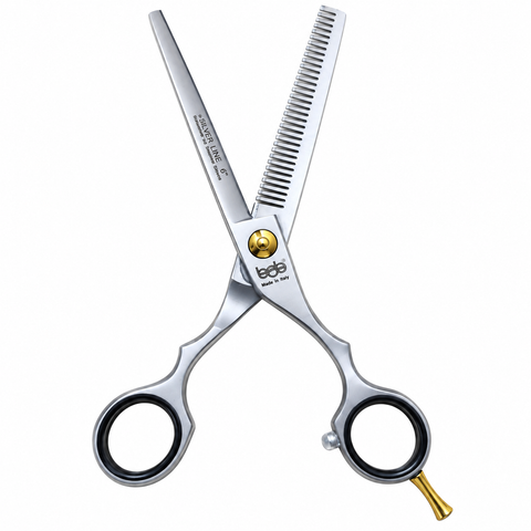 BOB Silver Line Edition 6 Inch Japanese Steel Scissor 440C - Made In Italy - image 4