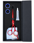 BOB Professional Fire Cut Edition 5.5 Inch Japanese Steel Scissor 440C - Made In Italy - image 2
