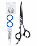 BOB Professional X-Blade Edition 5.5 Inch Japanese Steel Scissor 440C - Made In Italy - image 3