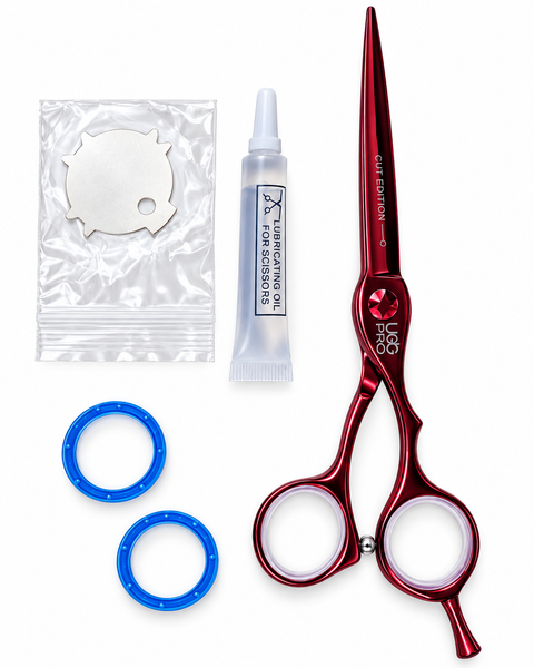 BOB Professional Fire Cut Edition 6 Inch Japanese Steel Scissor 440C - Made In Italy - image 3