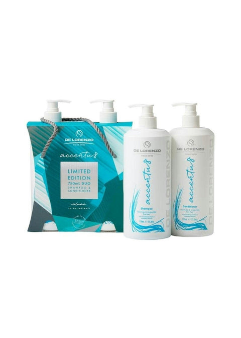 De Lorenzo Instant Accentu8 Shampoo and Conditioner 750ml Duo Pack by De Lorenzo