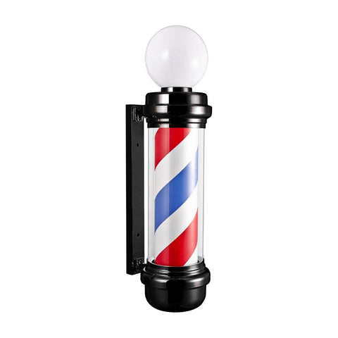 Karma Barber Pole #3 Black With Top Light 1102C