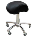 Karma Evandale Salon Saddle Stool Black 07040102