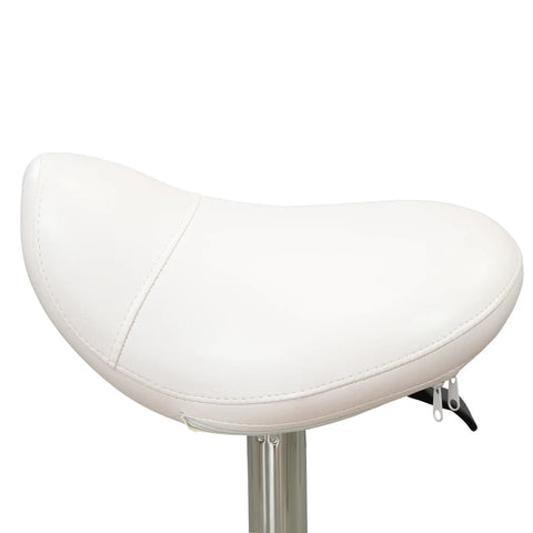 Karma Evandale Salon Saddle Stool White 07040402 - image 3