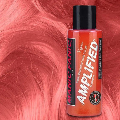 Manic Panic Coralline Dream 118ml Amplified Squeeze Bottle Formula Hair Color