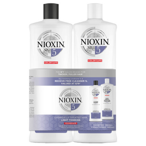 Nioxin System 5, Litre DUO Pack 1 Litre x 2