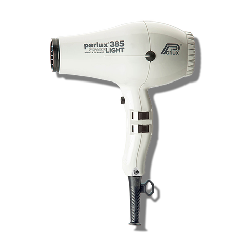 Parlux 385 Power Light Ceramic and Ionic Hair Dryer White