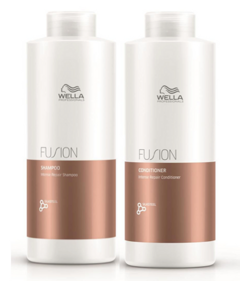 Wella Fusion Intense Shampoo 1000ml And Conditioner 1000ml Duo