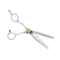 Sensei GSC 23 Tooth Seamless Blending Left Handed Professional Offset Thinning Scissor With Free Case